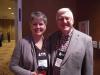 Judith Kissner of Scout & Morgan Books with Paul Kozlowski, associate publisher of Other Press, her scholarship sponsor.